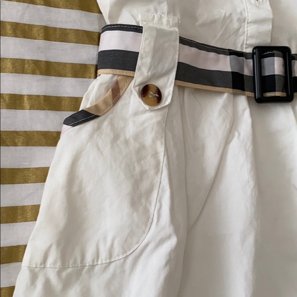BURBERRY WHITE DRESS - Picture 4 of 6